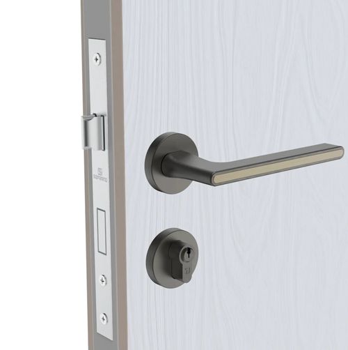 Fechadura Externa ROS59 PY75 Grafite Allegro - Soprano