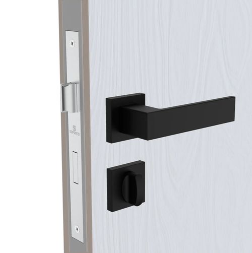 Fechadura Banheiro ROS60 Preto Fosco Adaggio - Soprano