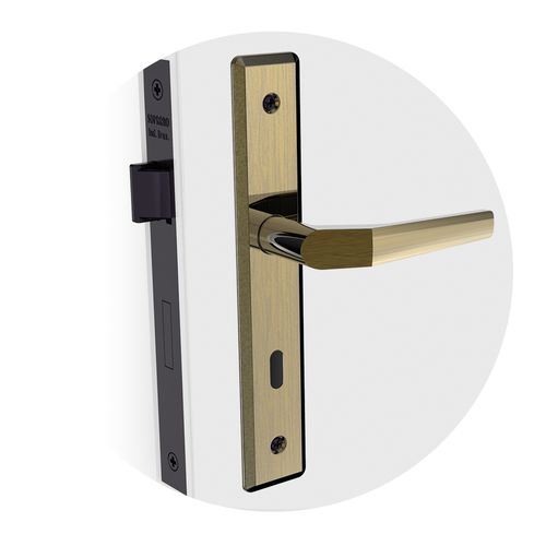 Fechadura Interna ESP26 Antique Brass Popline - Soprano