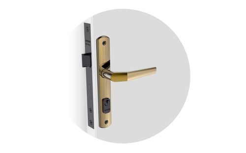 Fechadura Externa ESP15 PY45 Antique Brass Soprano