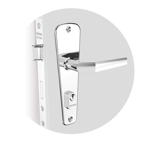 Fechadura de porta externa Esp11 (40x53mm) Popline - Soprano