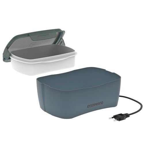 Marmita Elétrica Bivolt 1,2 L Cinza  Tekcor - Soprano
