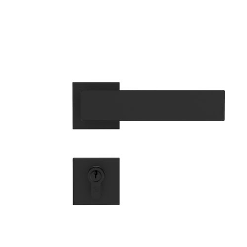 Fechadura Externa ROS60 PY75 Preto Fosco Adaggio - Soprano