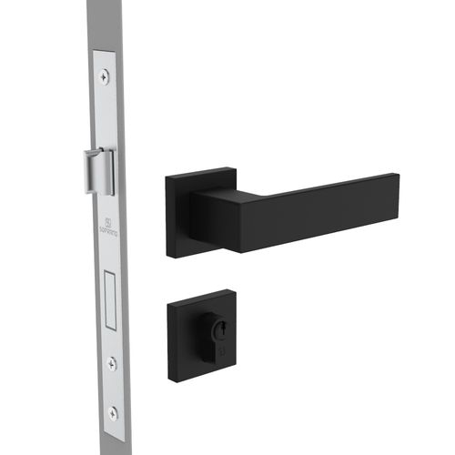 Fechadura Externa ROS60 PY75 Preto Fosco Adaggio - Soprano