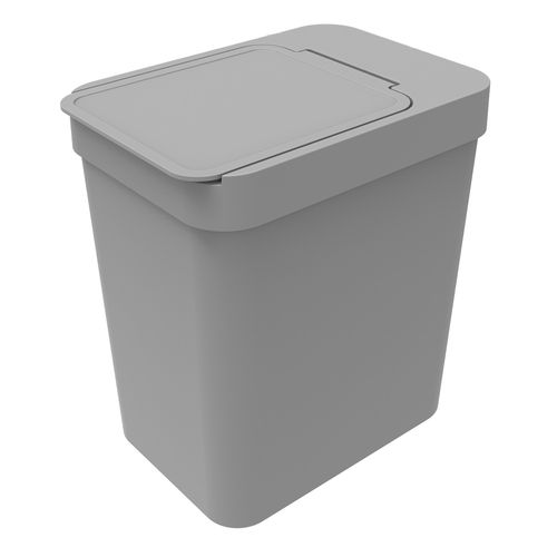 Lixeira com Porta Sacos de Lixo 5 L Cinza - Soprano