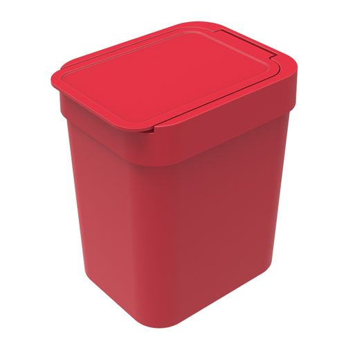 Lixeira 2,5 L Vermelho - Soprano