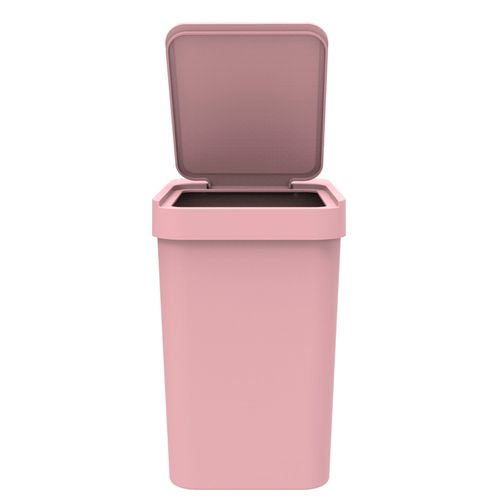 Lixeira com Porta Sacos de Lixo 5 L Rosa - Soprano