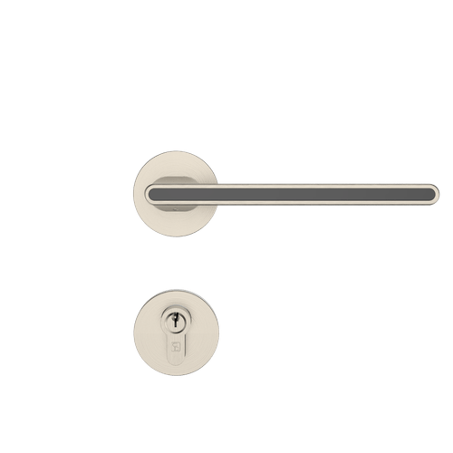 Fechadura Externa ROS59 PY75 Acetinado Allegro - Soprano
