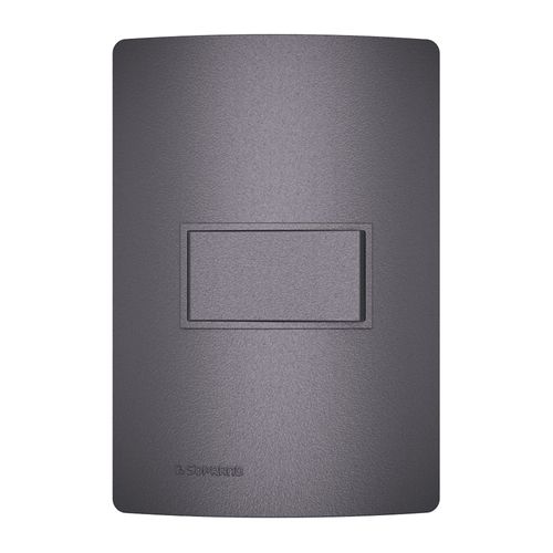Conjunto com 1 Interruptor Simples 10A 250V Revitá - Soprano