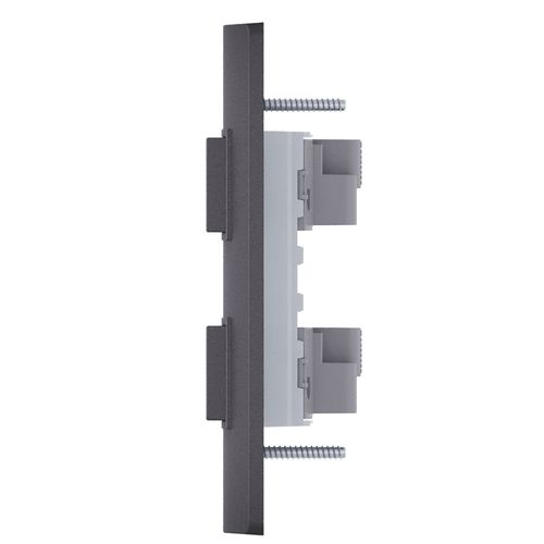 Conjunto com 2 Interruptores Simples 10A Revitá Concreto - Soprano