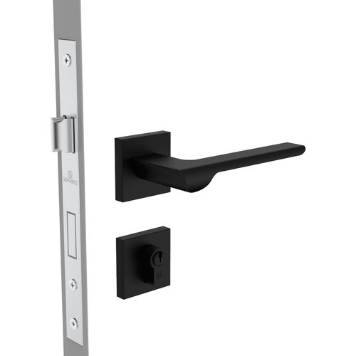 Fechadura Externa ROS60 PY75 Preto Fosco Vivace - Soprano