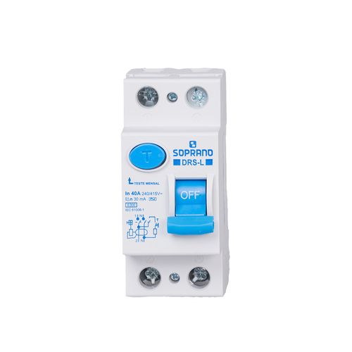 Interruptor Diferencial Residual - Drs2 L-040A - Soprano