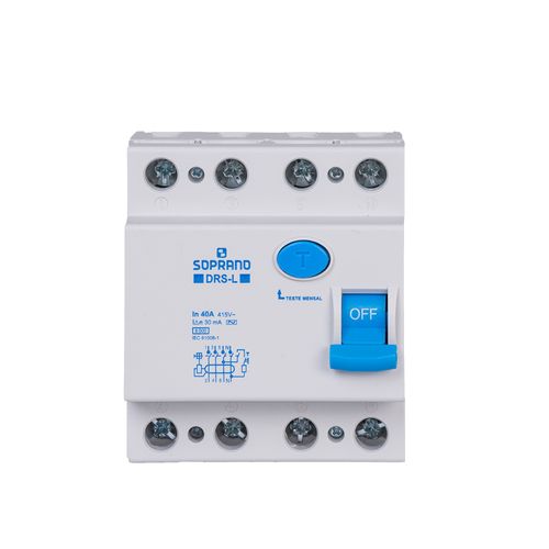 Interruptor Diferencial Residual DRS4 L 40A - Soprano