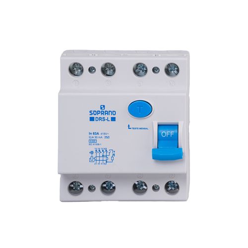 Interruptor Diferencial Residual DRS4 L 63A - Soprano