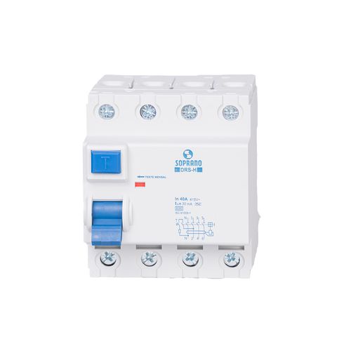 Interruptor Diferencial Residual - Drs4 H-040A - Soprano