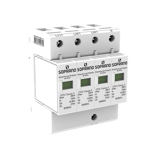 Dispositivo De Proteção Contra Surtos 20Ka Classe Ii Dps4 - Soprano