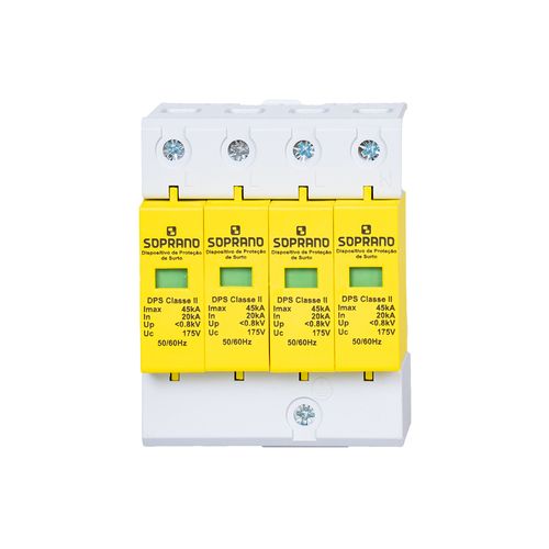 Dispositivo Proteção Surto DPS Tetra 175vca 45kA - Soprano