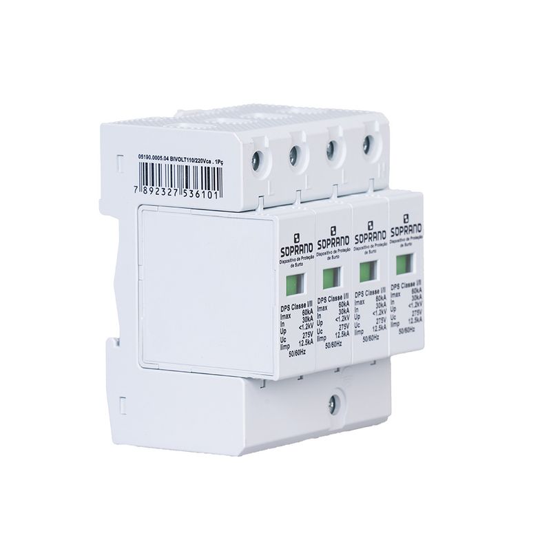 DISP.PROT.SURTO-12.5-60KA-CLASSE-I-II-DPS-5