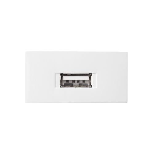 Módulo Tomada USB 2.1A Bivolt Branco Revitá - Soprano