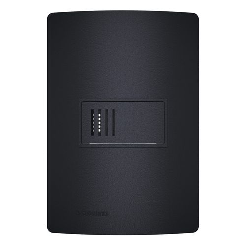 Conjunto 1 Cigarra Eletrônica Bivolt 4X2 Carbono Revitá - Soprano