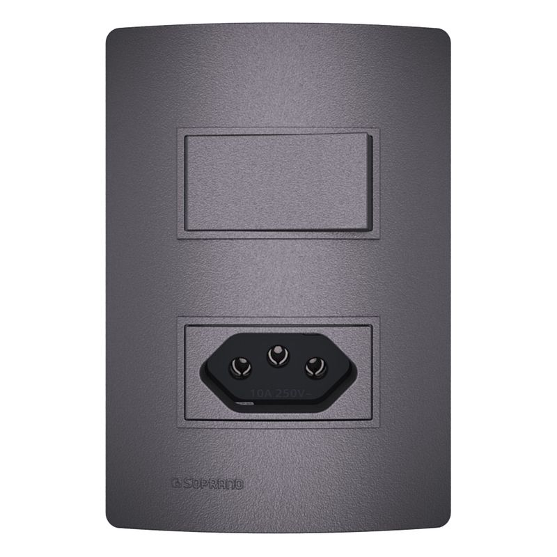 Conjunto-Interruptor-Simples---Tomada-10A---Revita---Soprano