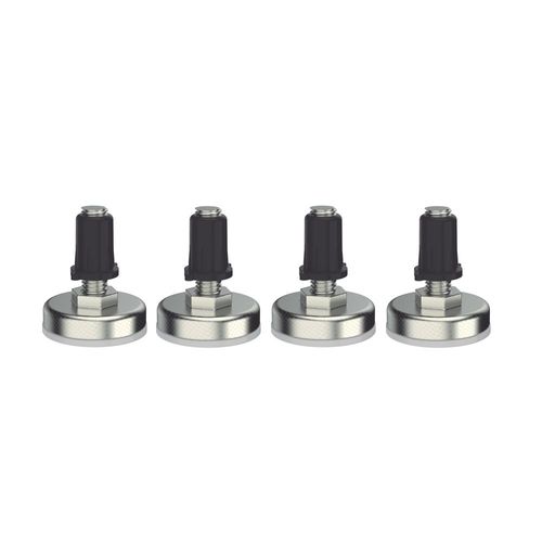 Sapata Niveladora Para Móveis 32mm Níquel 4 peças - Soprano