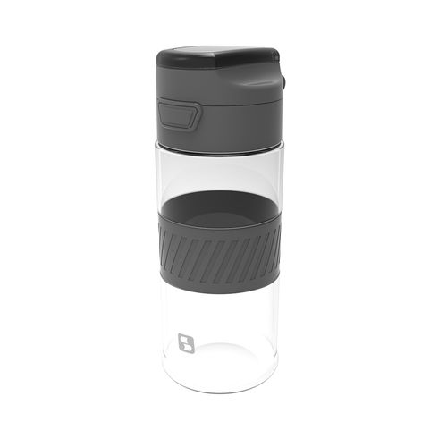 Garrafa Squeeze 650 ml Cinza Eleve - Soprano