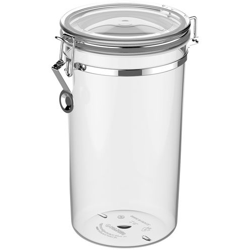 Pote Hermético com Presilha 2,1 L Transparente Napoli - Soprano