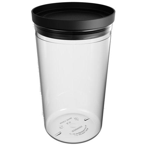 Pote Hermético 2,1 L Transparente/Preto Napoli - Soprano
