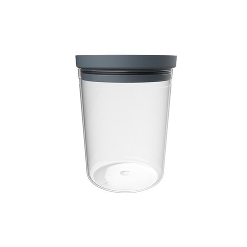 Pote Hermético 1,6 L Transparente/Cinza Napoli - Soprano