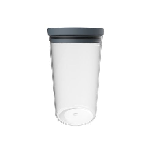 Pote Hermético  2,1 L Transparente/Cinza Napoli - Soprano