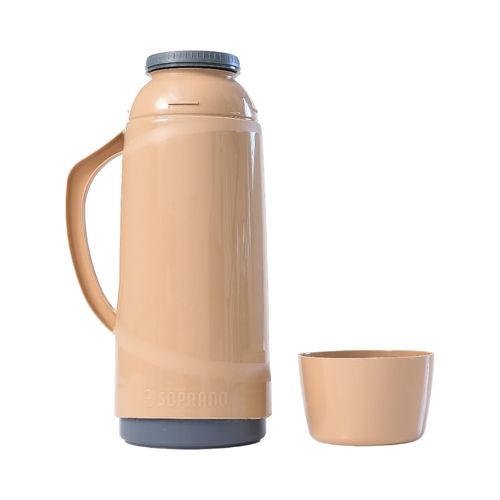 Garrafa Térmica 650 ml Argila Cristal - Soprano