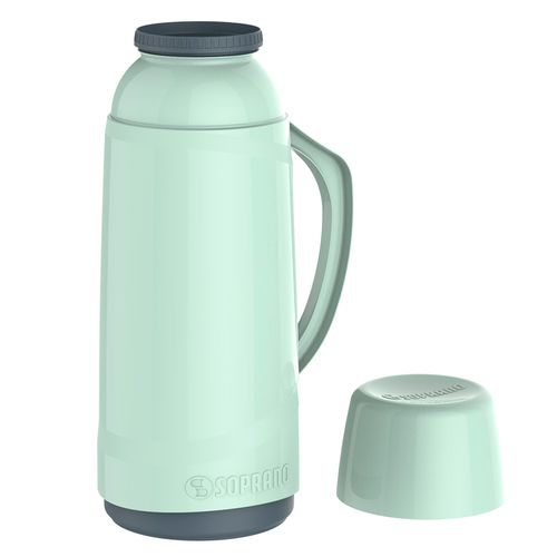 Garrafa Térmica 650 ml Verde Cristal - Soprano