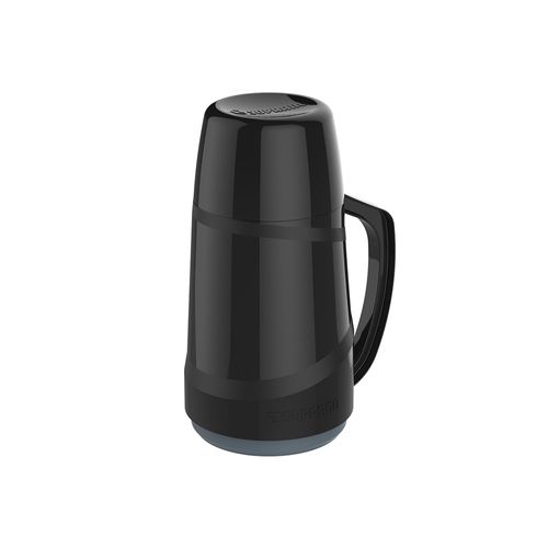 Garrafa Térmica 500 ml Preto Cristal - Soprano