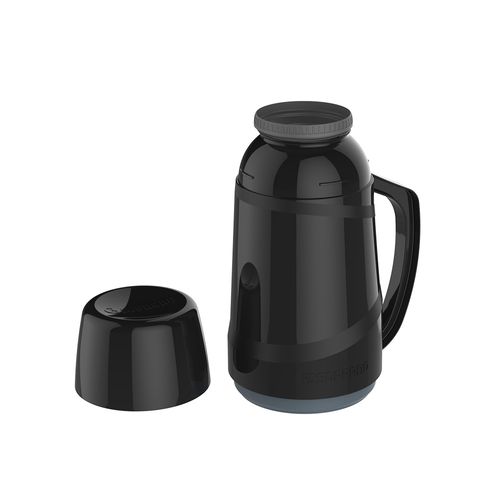 Garrafa Térmica 500 ml Preto Cristal - Soprano