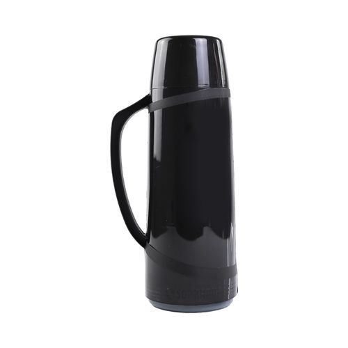 Garrafa Térmica 1 L Preto Cristal  - Soprano