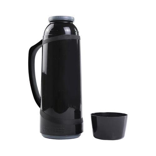 Garrafa Térmica 1 L Preto Cristal  - Soprano