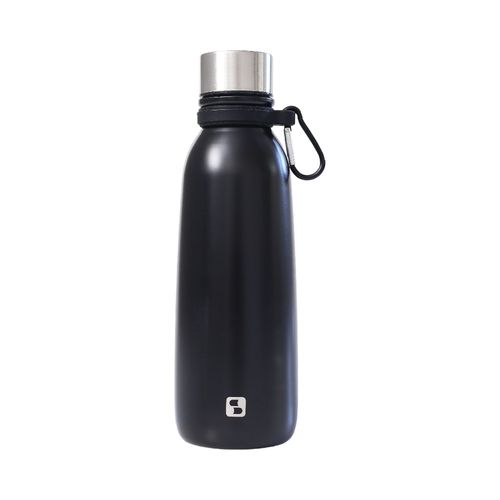 Garrafa Squeeze de Inox 700 ml Preto Urbano - Soprano
