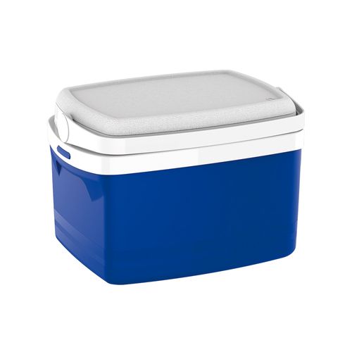 Caixa Térmica Cooler 12 L Azul Preto Tropical - Soprano
