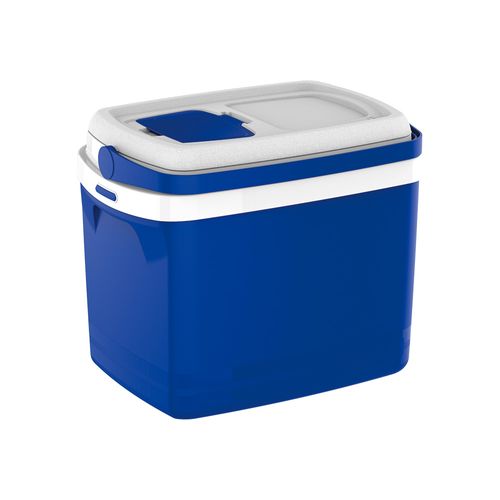 Caixa Térmica Cooler Tropical Alça 32L Azul - Soprano