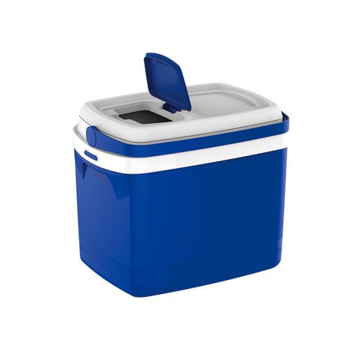 Caixa Térmica Cooler Tropical Alça 32L Azul - Soprano