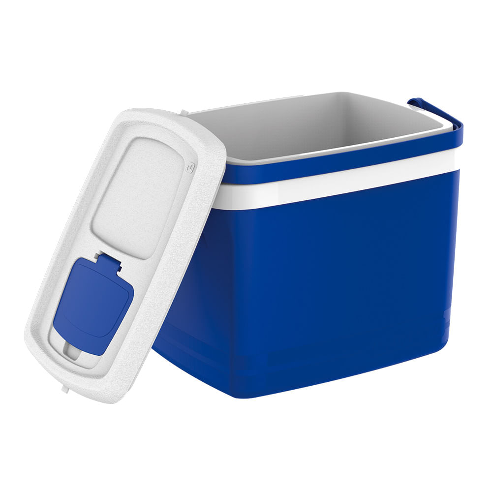Caixa Térmica Cooler 32 L Azul Tropical - Soprano - Soprano