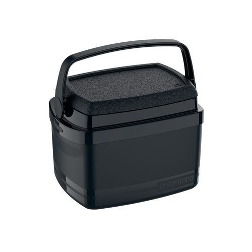 Caixa Térmica Cooler 5 L Preto Tropical - Soprano