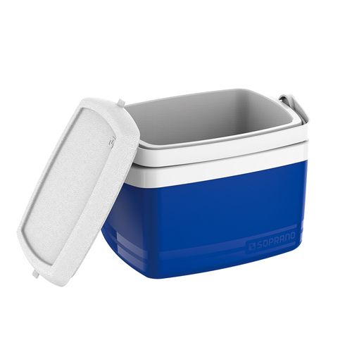 Caixa Térmica Cooler Tropical Alça 5L Azul - Soprano