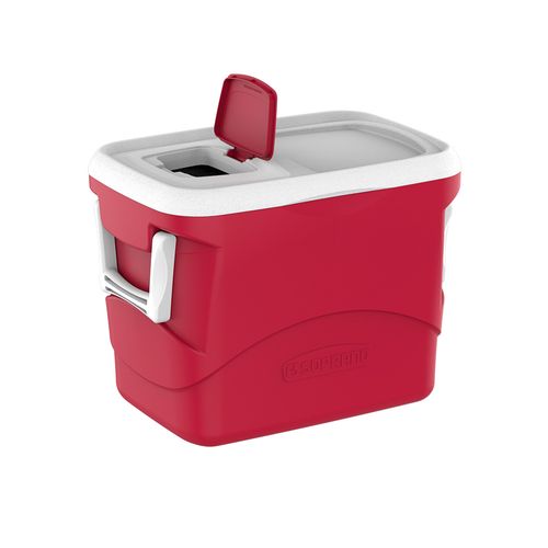 Caixa Térmica Cooler Tropical Alça 50L Vermelho - Soprano