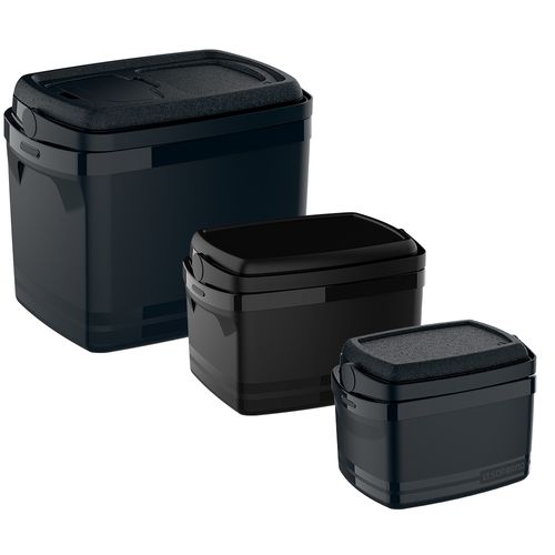Kit Caixa Térmica Cooler 32 L+12 L+5 L  Preto - Soprano