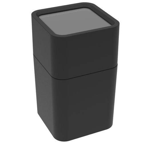 Porta-Cotonete e Algodão Preto - Soprano