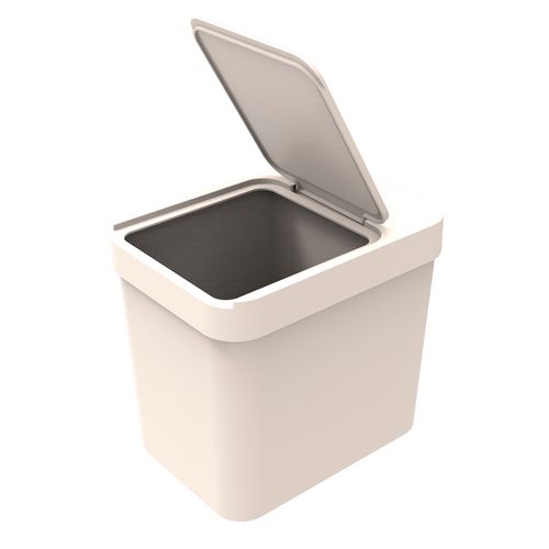 Lixeira com Porta Sacos de Lixo 4 L Gelo - Soprano