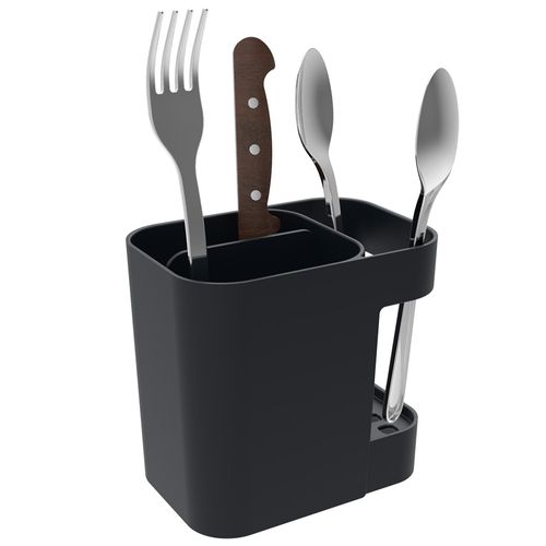 Organizador de Pia e Porta Talheres Preto - Soprano