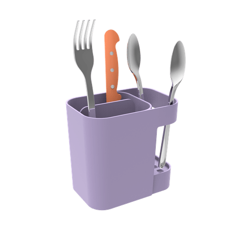 Organizador de Pia e Porta Talheres Lavender - Soprano